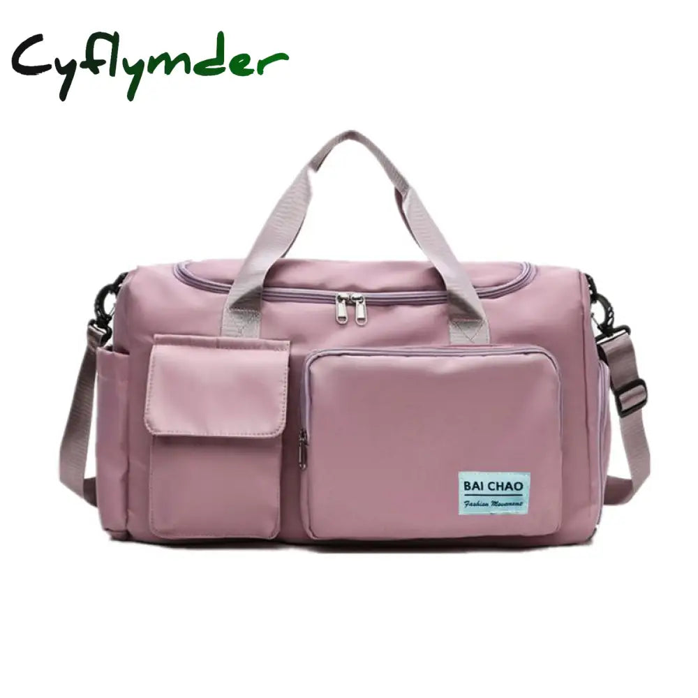 Cyflymder New Travel Bag Hand Luggage Duffle Waterproof Sports Bags Fitness Yoga Gym Large Capacity