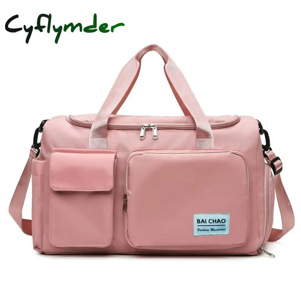 Cyflymder New Travel Bag Hand Luggage Duffle Waterproof Sports Bags Fitness Yoga Gym Large Capacity