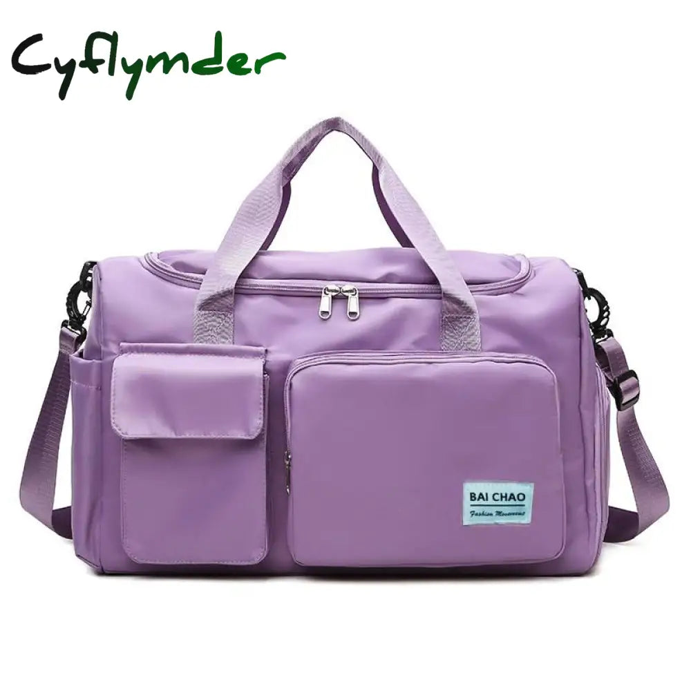 Cyflymder New Travel Bag Hand Luggage Duffle Waterproof Sports Bags Fitness Yoga Gym Large Capacity