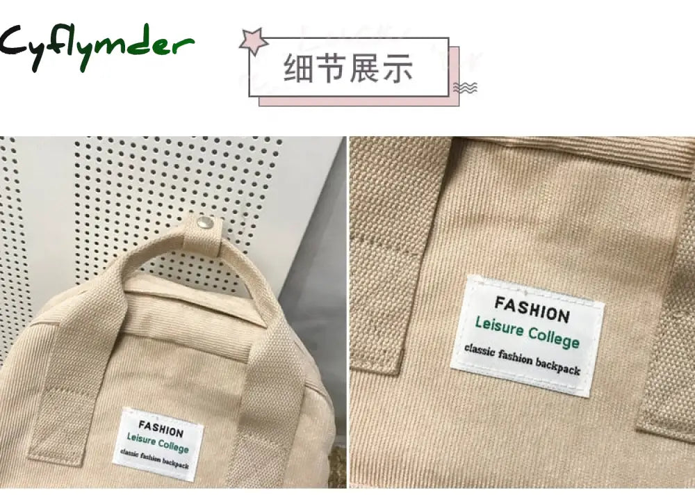 Cyflymder New Trend Backpack Fashion Women College Female School Bagpack Harajuku Travel Shoulder