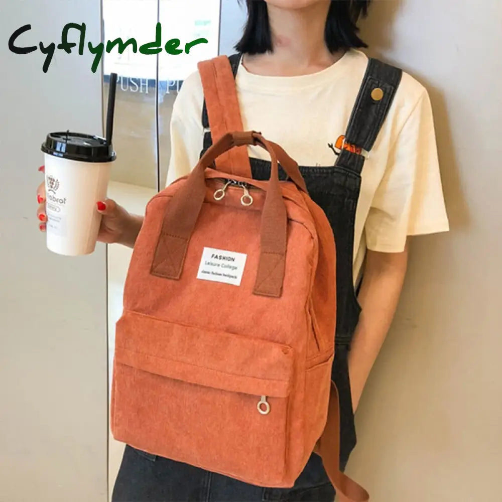 Cyflymder New Trend Female Backpack Fashion Women College School Bag Harajuku Travel Shoulder Bags