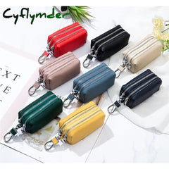Cyflymder New Versatile Genuine Cowhide Top Layer Cattle Leather Small Items Coins Lipsticks Case
