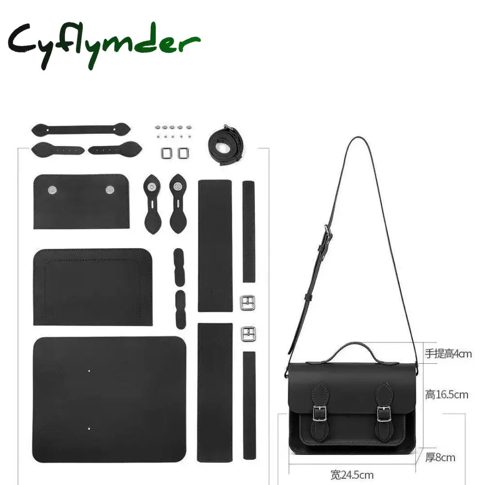 Cyflymder New Vintage Cambridge Messenger Bag Women’s Shoulder Crossbody Hand-Stitched Self-Made