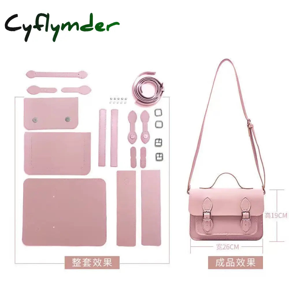 Cyflymder New Vintage Cambridge Messenger Bag Women’s Shoulder Crossbody Hand-Stitched Self-Made