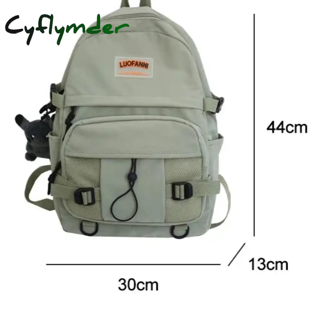 Cyflymder New Waterproof Nylon Women Backpack Female High Quality Schoolbag For Teenage Girl Travel