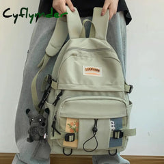 nylon Women Backpack Female High quality Schoolbag 