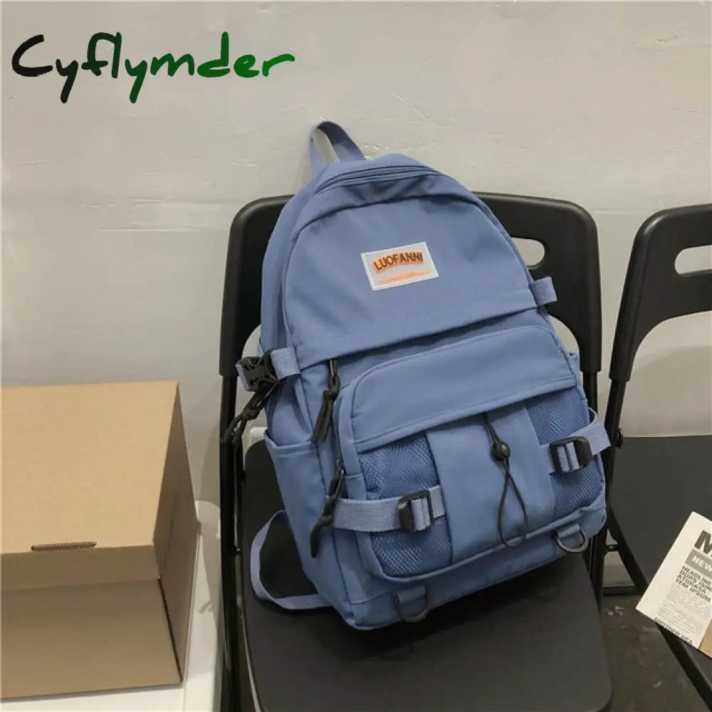 Cyflymder New Waterproof Nylon Women Backpack Female High Quality Schoolbag For Teenage Girl Travel