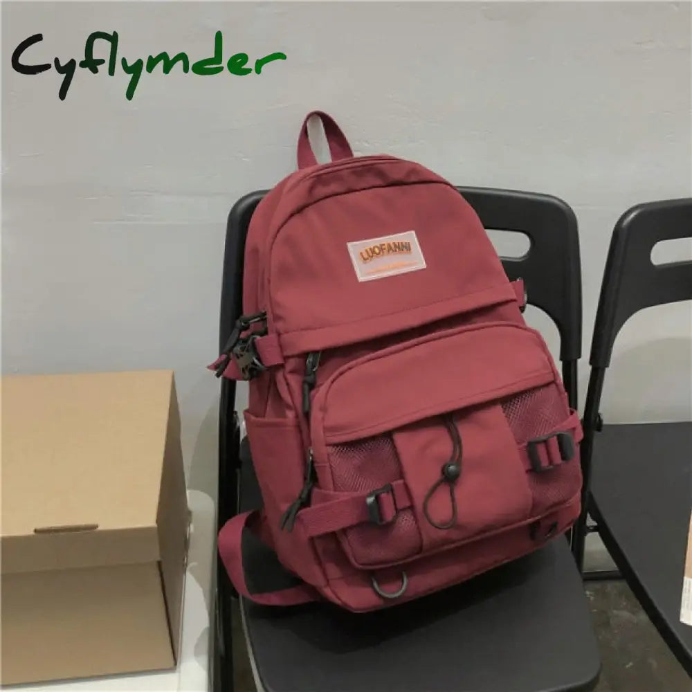 Cyflymder New Waterproof Nylon Women Backpack Female High Quality Schoolbag For Teenage Girl Travel