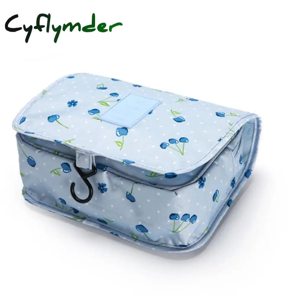 Cyflymder New Waterproof Packing Cubes Travel Large Capacity Storage Bag Portable Hook Wash