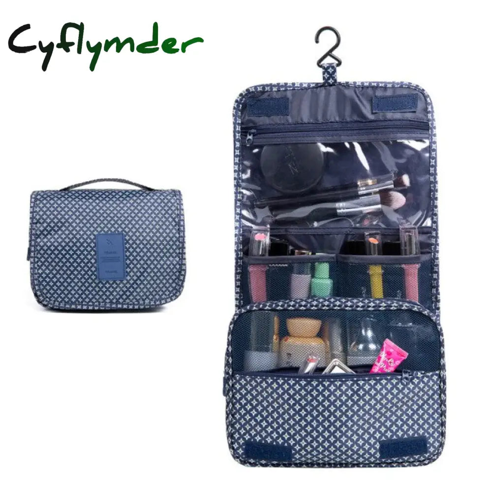 Cyflymder New Waterproof Packing Cubes Travel Large Capacity Storage Bag Portable Hook Wash