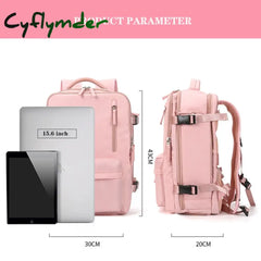 Cyflymder New Waterproof Travel Backpack Men Women Multifunction 15.6 Inch Laptop Backpacks Large