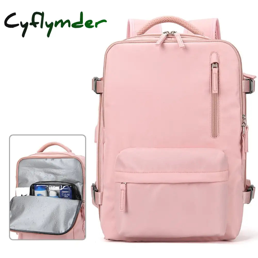 Cyflymder New Waterproof Travel Backpack Men Women Multifunction 15.6 Inch Laptop Backpacks Large