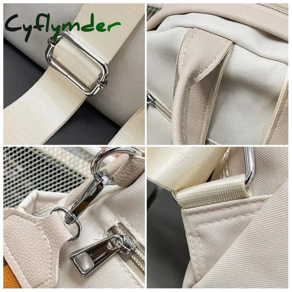 Cyflymder New Winter Ringer Embroidery Women’s Backpack Fashion Trends Multi-Functional Shoulder