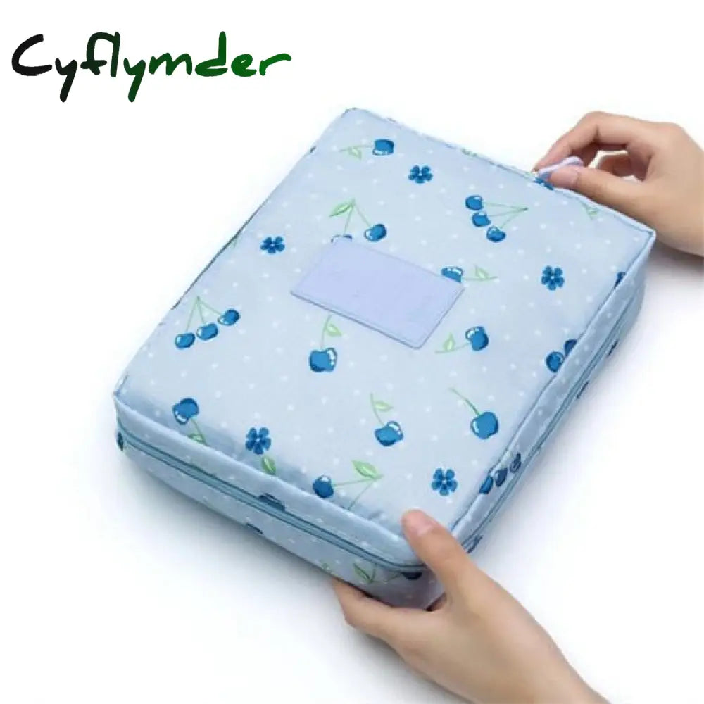 Cyflymder New Women Cosmetic Bag Multifunction Makeup Grooming Kit Beauty Case Toiletries Organizer