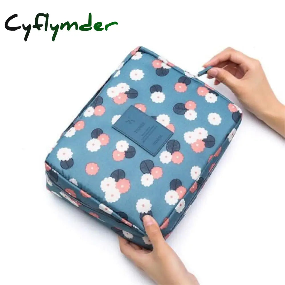 Cyflymder New Women Cosmetic Bag Multifunction Makeup Grooming Kit Beauty Case Toiletries Organizer