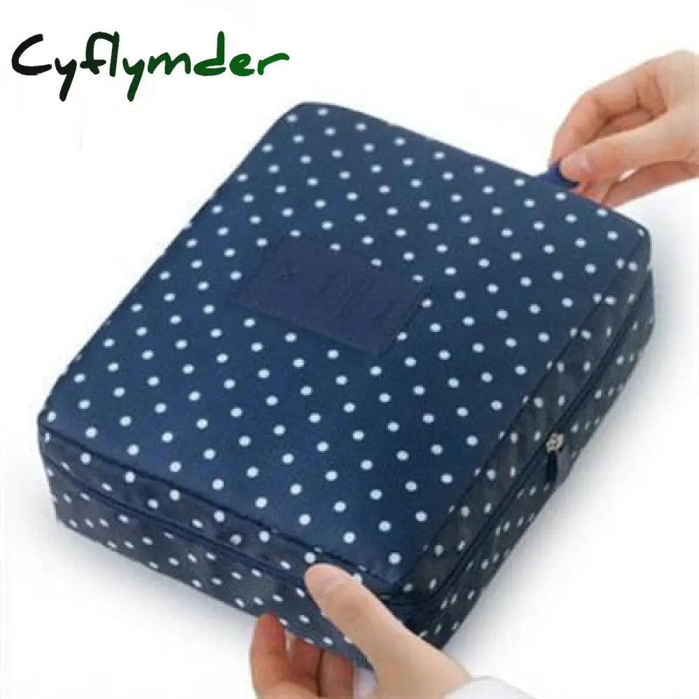 Cyflymder New Women Cosmetic Bag Multifunction Makeup Grooming Kit Beauty Case Toiletries Organizer