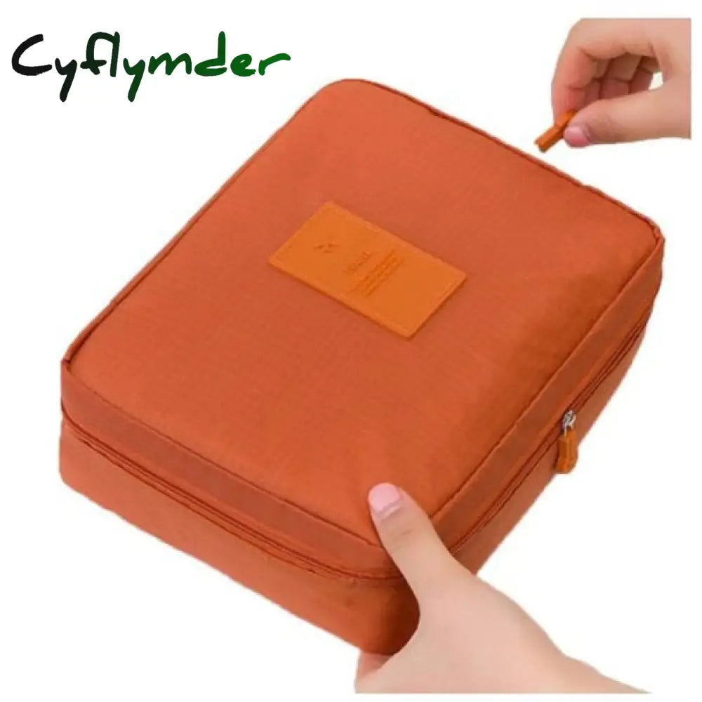 Cyflymder New Women Cosmetic Bag Multifunction Makeup Grooming Kit Beauty Case Toiletries Organizer