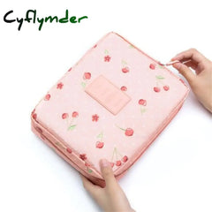 Cyflymder New Women Cosmetic Bag Multifunction Makeup Grooming Kit Beauty Case Toiletries Organizer