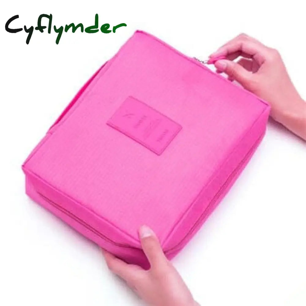 Cyflymder New Women Cosmetic Bag Multifunction Makeup Grooming Kit Beauty Case Toiletries Organizer