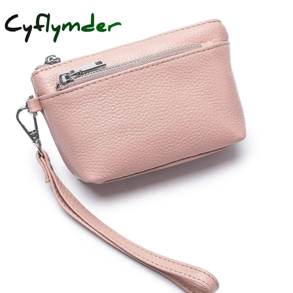 Cyflymder New Women Genuine Leather Wallets Female Small Rfid Purses Large Capacity Cute Wallet