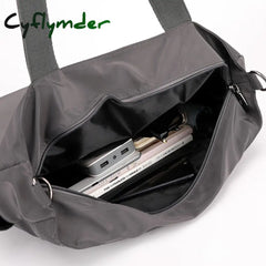 Cyflymder New Women Handbags Fashion Waterproof Oxford Tote Casual Nylon Shoulder Bag Mummy Large