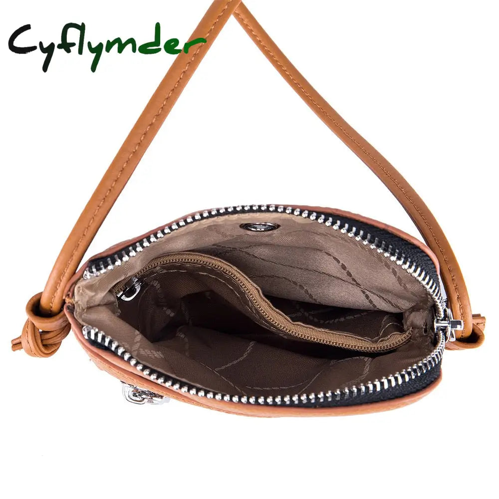 Cyflymder New Women Small Purses And Handbags Female Genuine Leather Crossbody Bags Large Capacity