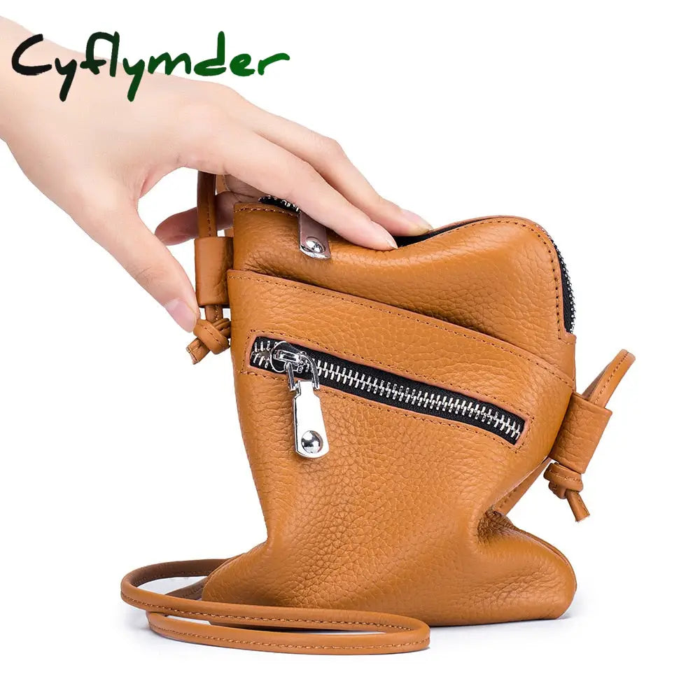 Cyflymder New Women Small Purses And Handbags Female Genuine Leather Crossbody Bags Large Capacity