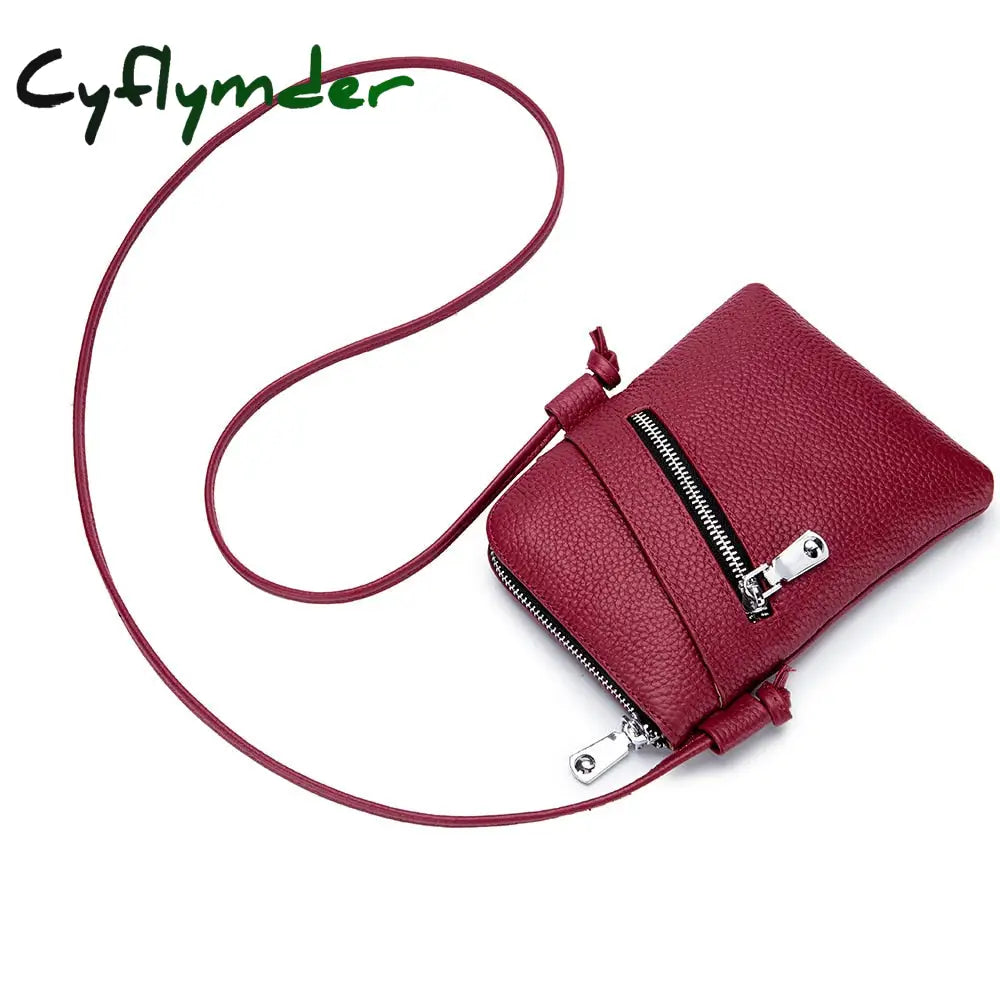 Cyflymder New Women Small Purses And Handbags Female Genuine Leather Crossbody Bags Large Capacity