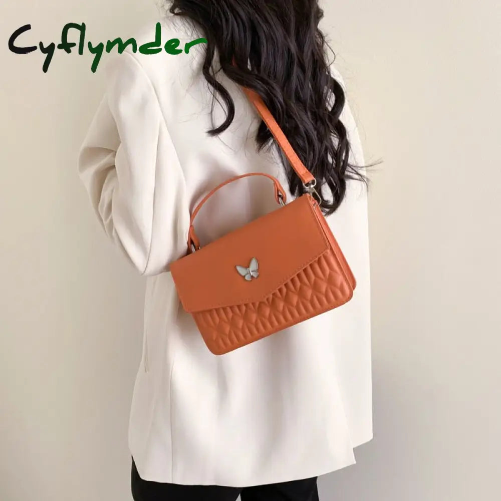 Cyflymder New Women’s Shoulder Bag Embossed Ribbed Pattern Reproduction Luxury Crossbody Fashion