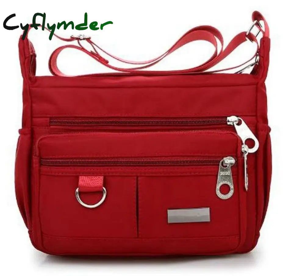 Cyflymder Newest Arrival 4 Colors Women Waterproof Oxford Messenger Cross Body Bag Shoulder Bags