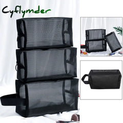 Cyflymder Newest Makeup Bag Cosmetic Toiletry Bathing Storage Large Capacity Wash Make Up Hanging