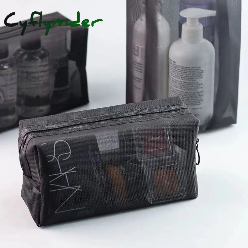 Cyflymder Newest Makeup Bag Cosmetic Toiletry Bathing Storage Large Capacity Wash Make Up Hanging