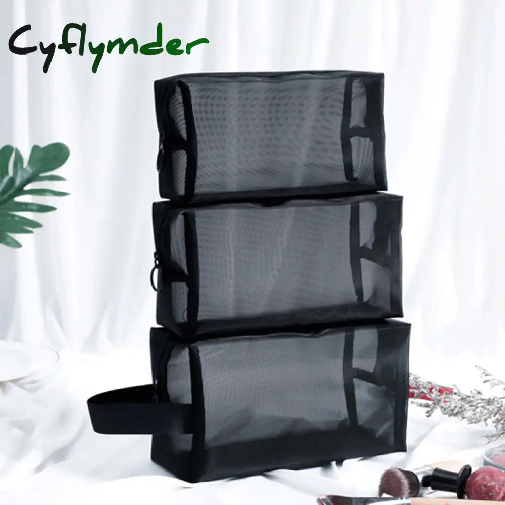 Cyflymder Newest Makeup Bag Cosmetic Toiletry Bathing Storage Large Capacity Wash Make Up Hanging