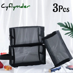 Cyflymder Newest Makeup Bag Cosmetic Toiletry Bathing Storage Large Capacity Wash Make Up Hanging