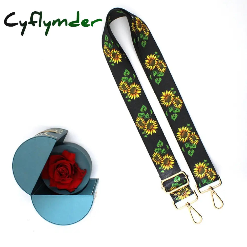 Cyflymder Nylon/Cotton Bag Strap Woman Colored Straps For Crossbody Messenger Shoulder Accessories