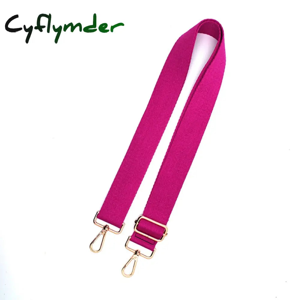 Cyflymder Nylon/Cotton Bag Strap Woman Colored Straps For Crossbody Messenger Shoulder Accessories