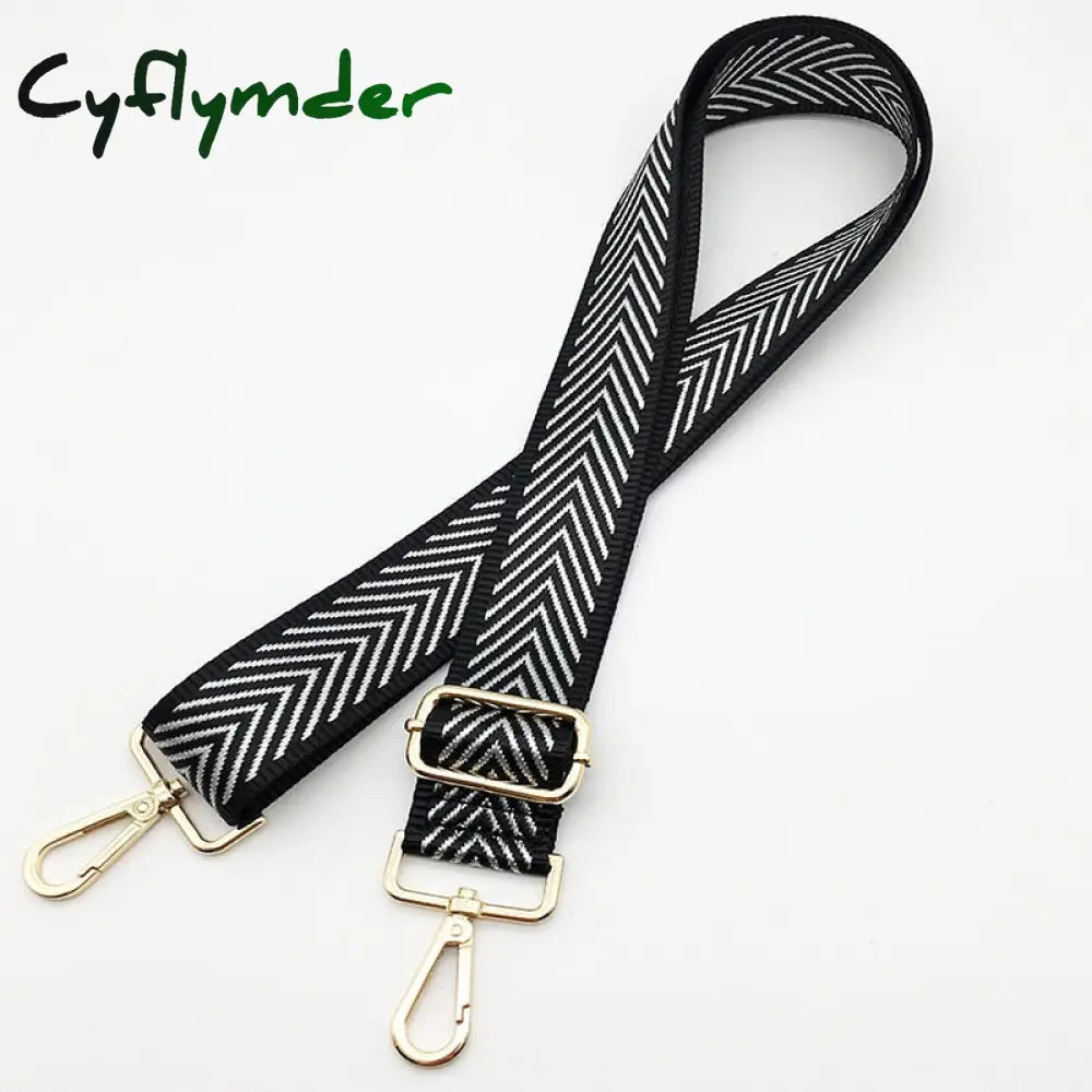 Cyflymder Nylon/Cotton Bag Strap Woman Colored Straps For Crossbody Messenger Shoulder Accessories