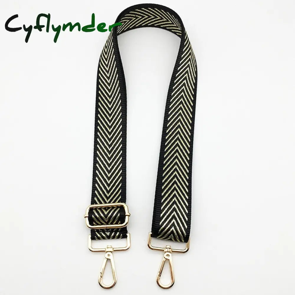 Cyflymder Nylon/Cotton Bag Strap Woman Colored Straps For Crossbody Messenger Shoulder Accessories