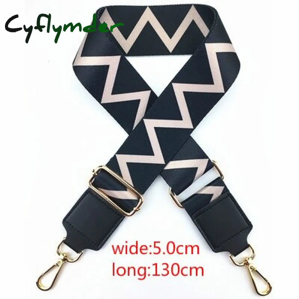 Cyflymder Nylon Womens Wide Handbag Belt Shoulder Bag Accessory Part Adjustable Strap Accessories