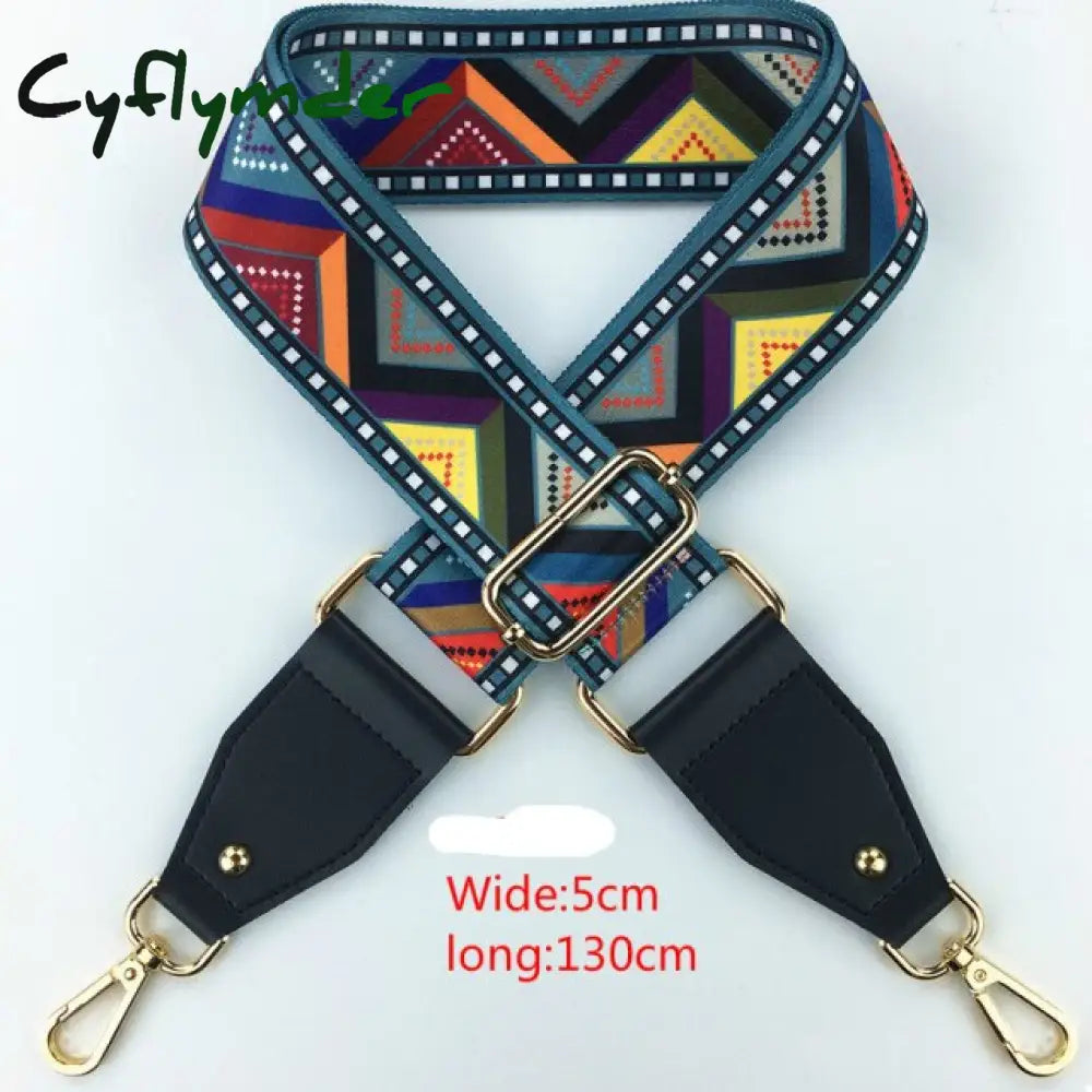 Cyflymder Nylon Womens Wide Handbag Belt Shoulder Bag Accessory Part Adjustable Strap Accessories