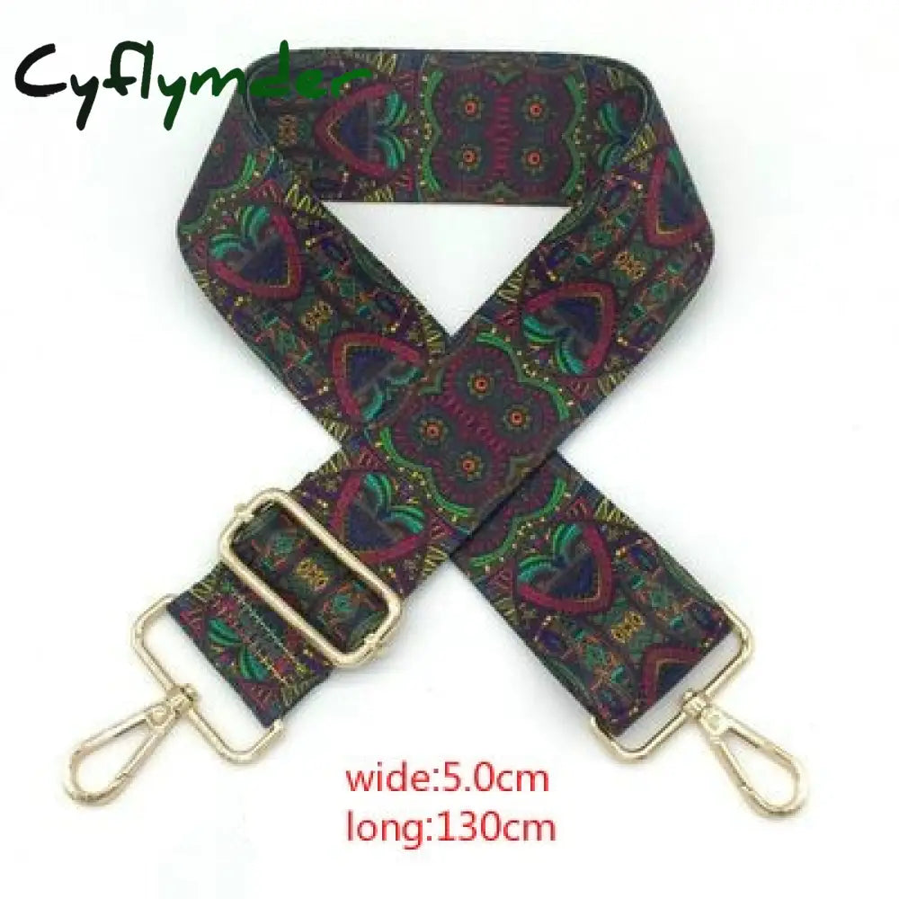 Cyflymder Nylon Womens Wide Handbag Belt Shoulder Bag Accessory Part Adjustable Strap Accessories