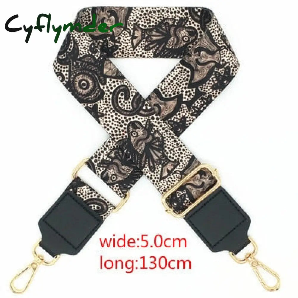 Cyflymder Nylon Womens Wide Handbag Belt Shoulder Bag Accessory Part Adjustable Strap Accessories