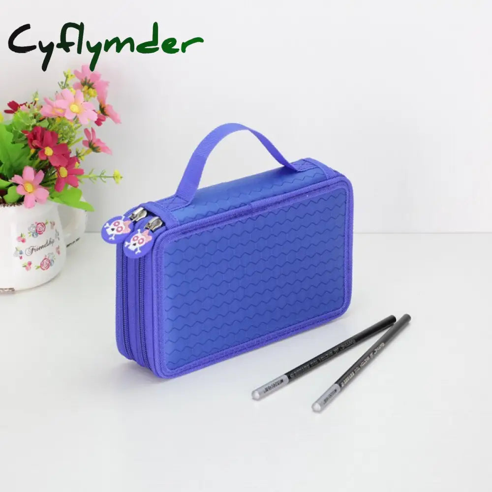 Cyflymder Office School Pencil Case Big 36/48/72 Slots Penal For Girls Boys Pen Box Large Storage