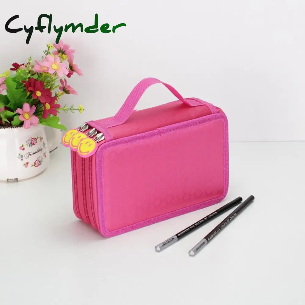 Cyflymder Office School Pencil Case Big 36/48/72 Slots Penal For Girls Boys Pen Box Large Storage