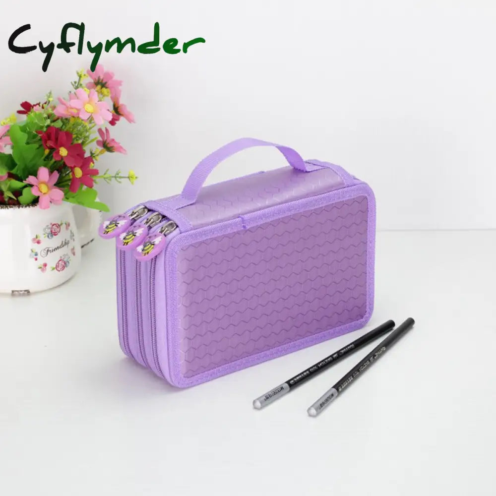 Cyflymder Office School Pencil Case Big 36/48/72 Slots Penal For Girls Boys Pen Box Large Storage