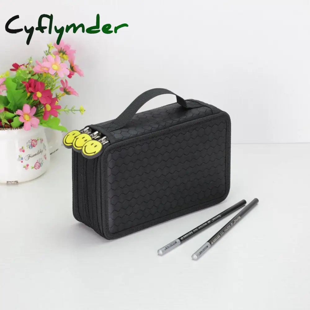 Cyflymder Office School Pencil Case Big 36/48/72 Slots Penal For Girls Boys Pen Box Large Storage