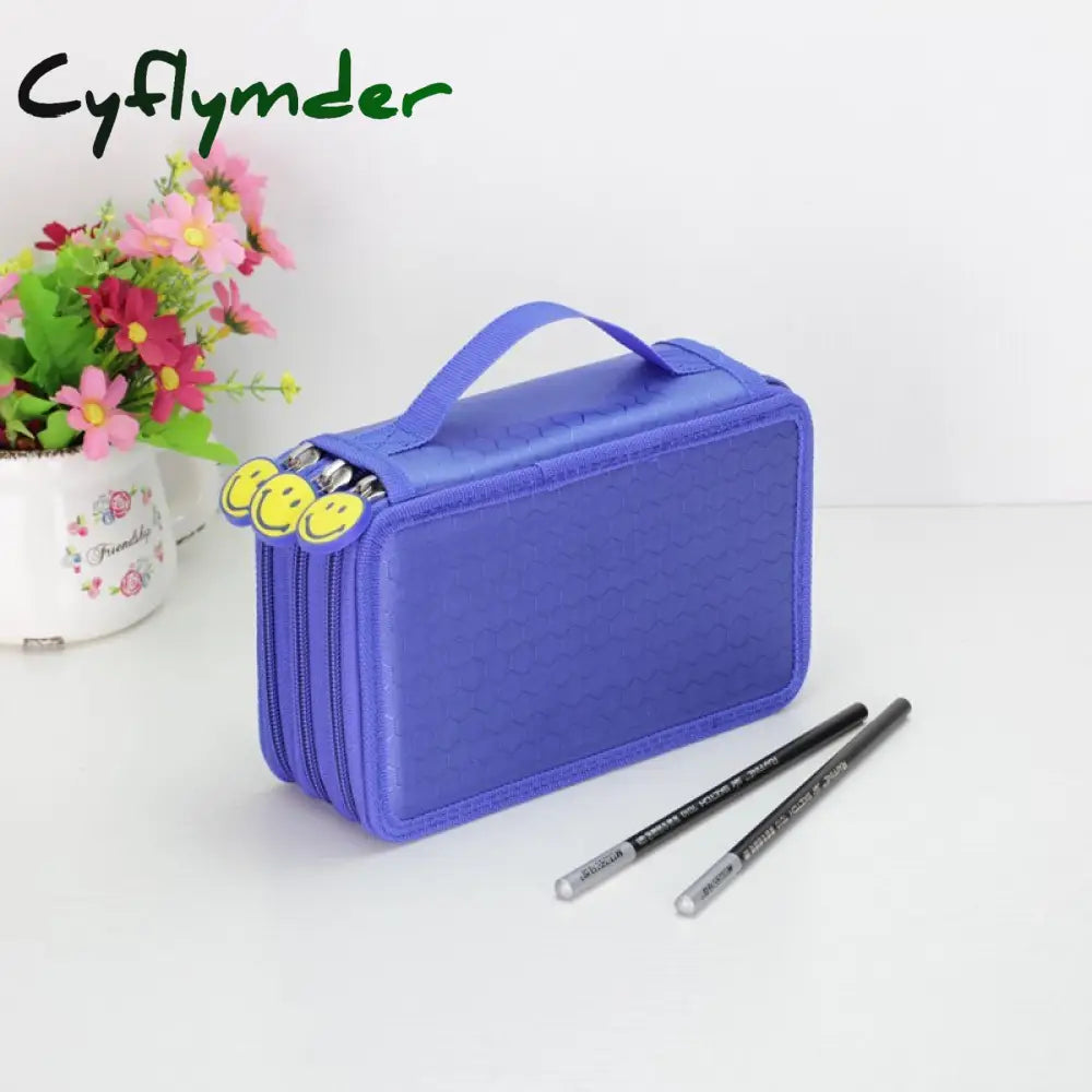 Cyflymder Office School Pencil Case Big 36/48/72 Slots Penal For Girls Boys Pen Box Large Storage