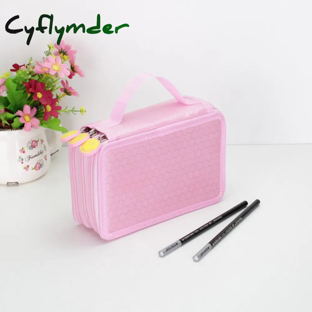 Cyflymder Office School Pencil Case Big 36/48/72 Slots Penal For Girls Boys Pen Box Large Storage