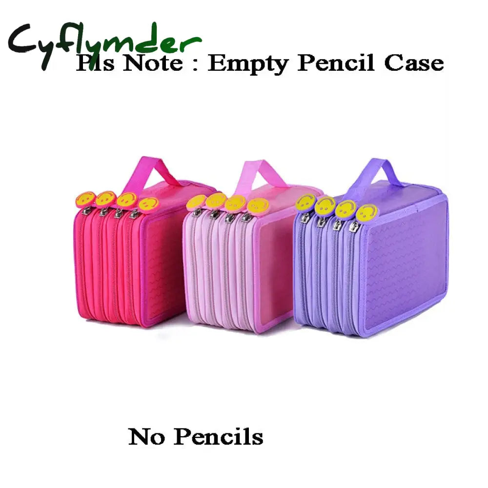 Cyflymder Office School Pencil Case Big 36/48/72 Slots Penal For Girls Boys Pen Box Large Storage