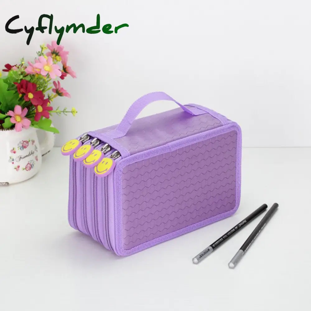 Cyflymder Office School Pencil Case Big 36/48/72 Slots Penal For Girls Boys Pen Box Large Storage